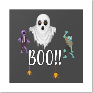 Halloween Boo!! Posters and Art